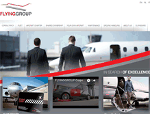 Tablet Screenshot of flyinggroup.aero